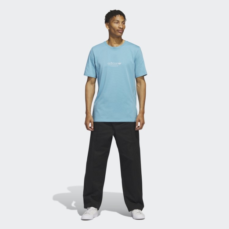 Camiseta Azul Adidas 4.0 Strike Through