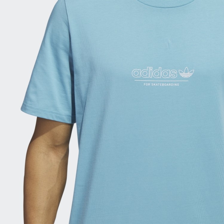 Camiseta Azul Adidas 4.0 Strike Through