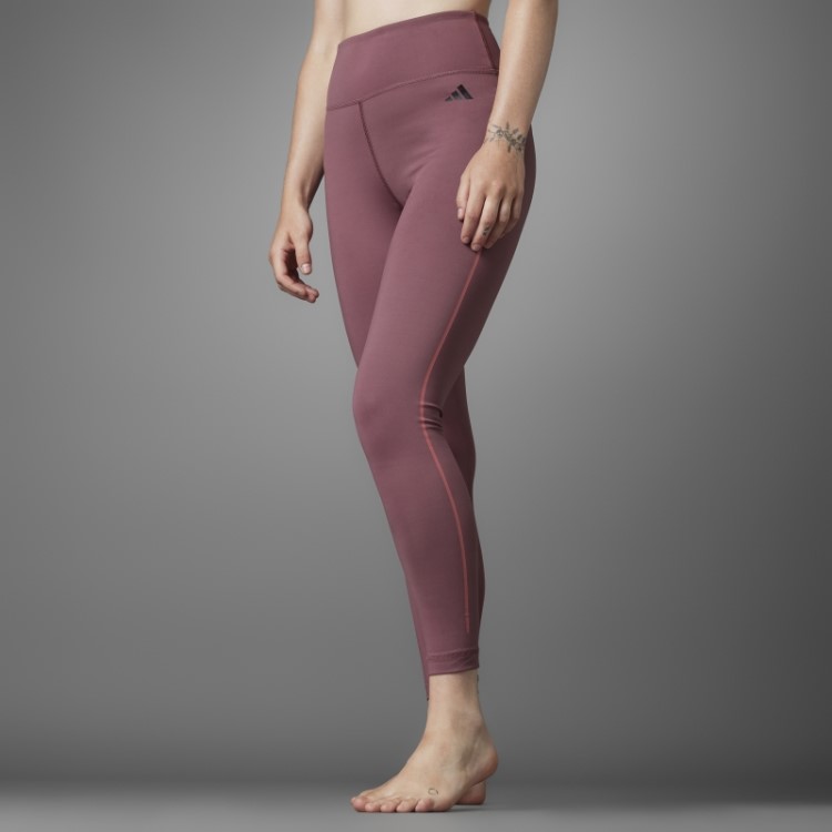 Leggings 7/8 De Yoga Adidas Bordô Autêntico Equilíbrio
