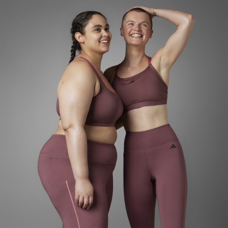 Leggings 7/8 De Yoga Adidas Bordô Autêntico Equilíbrio