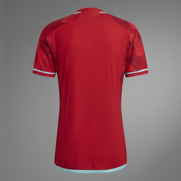 Colômbia 22 Away Camisa Autêntica Vermelha Adidas