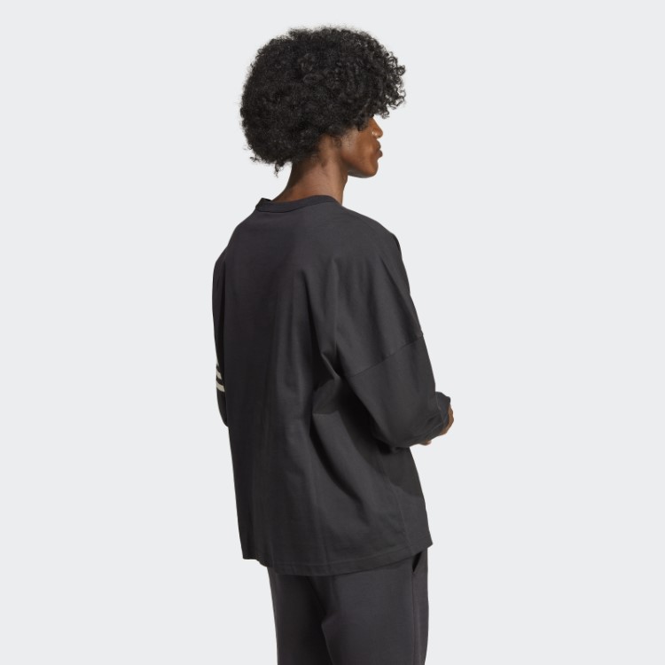 Top Preto Adicolor Neuclassics Manga Longa Adidas