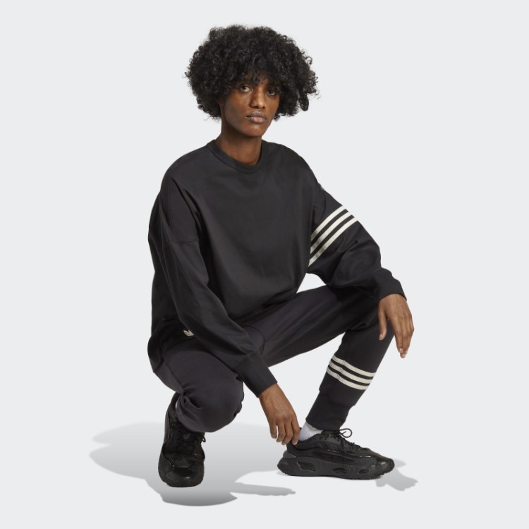 Top Preto Adicolor Neuclassics Manga Longa Adidas