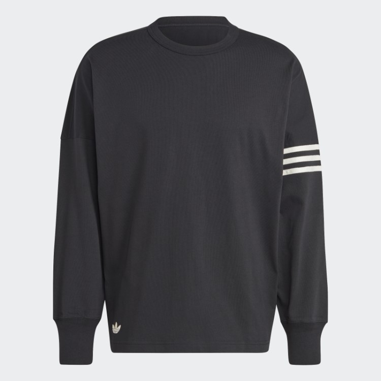 Top Preto Adicolor Neuclassics Manga Longa Adidas