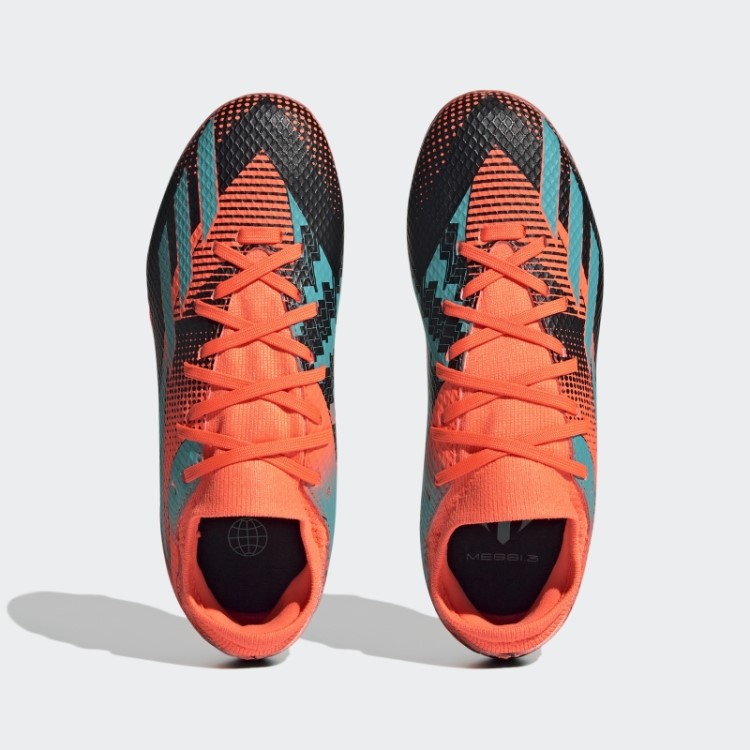 Chuteira Adidas Orange X Speedportal Messi.3 Para Piso Firme