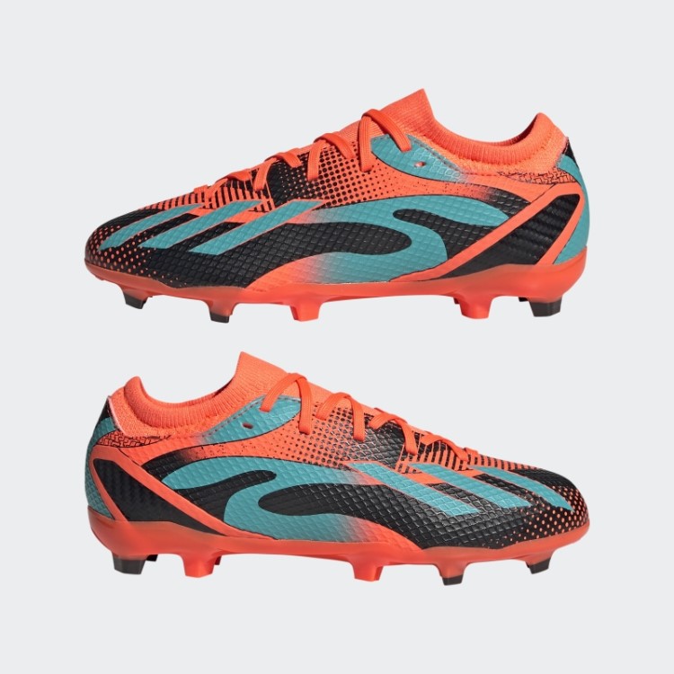 X Speedportal Messi.3 Botas De Chão Firme Laranja Adidas