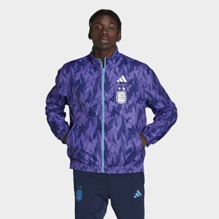 Jaqueta Azul Claro Adidas Argentina Hino