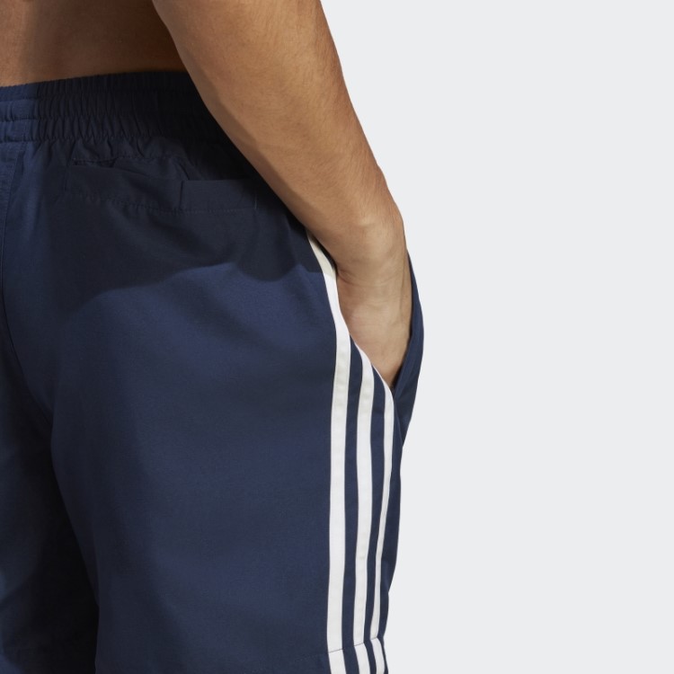 Short De Natação Adidas Night Indigo Originals Adicolor Com As Três Listras