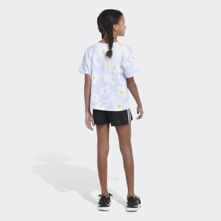 Blue Dawn Camiseta Adidas Com Estampa Allover E Caixa Solta