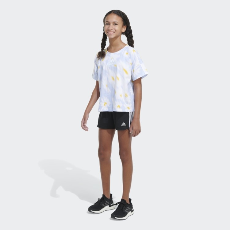 Blue Dawn Camiseta Adidas Com Estampa Allover E Caixa Solta