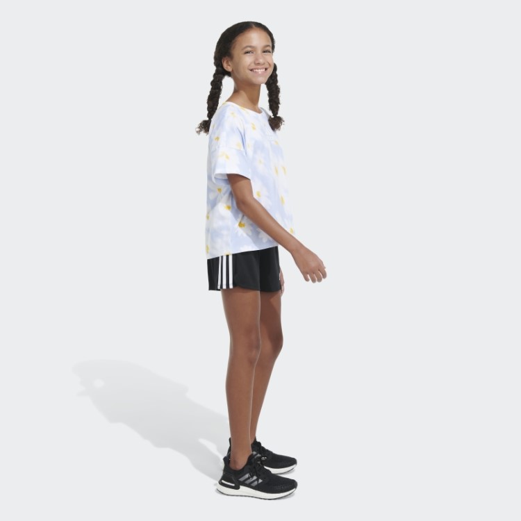 Blue Dawn Camiseta Adidas Com Estampa Allover E Caixa Solta