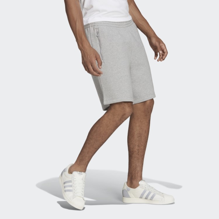 Shorts Esportivos Adidas Cinza Médio