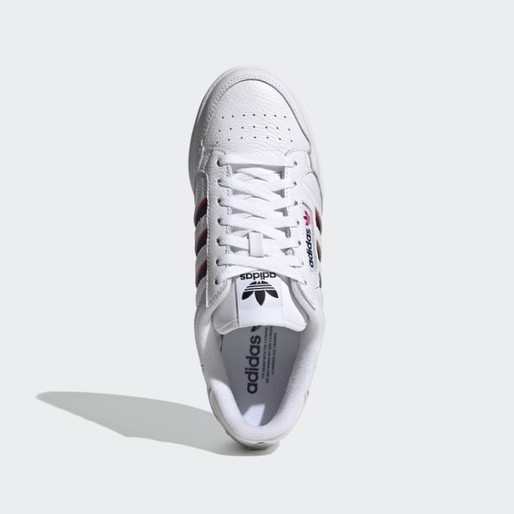 Tênis Branco Continental 80 Listras Adidas