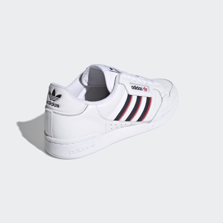 Tênis Branco Continental 80 Listras Adidas