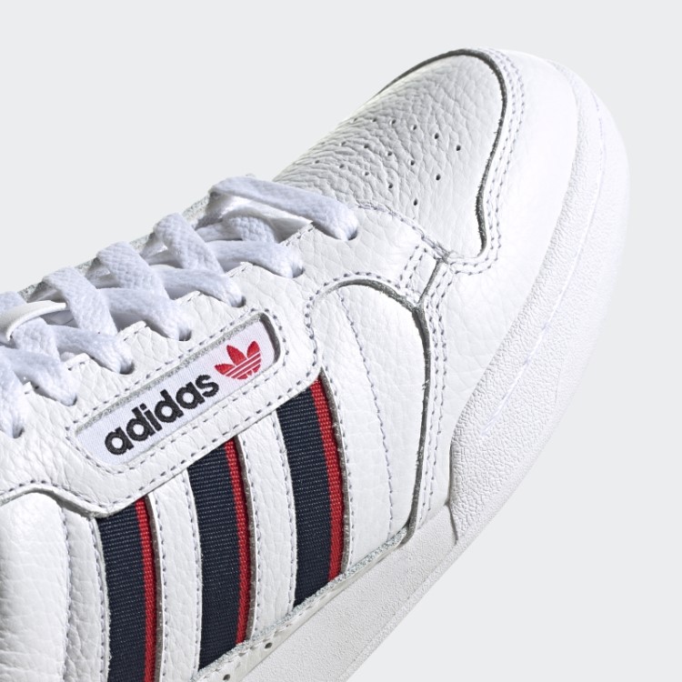 Tênis Branco Continental 80 Listras Adidas