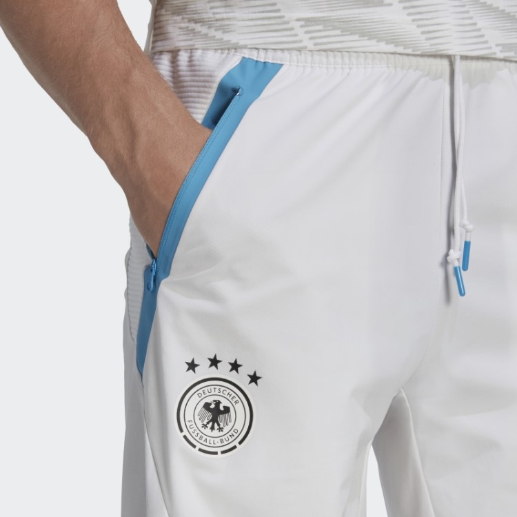 Calça Adidas Alemanha Game Day Travel Branca