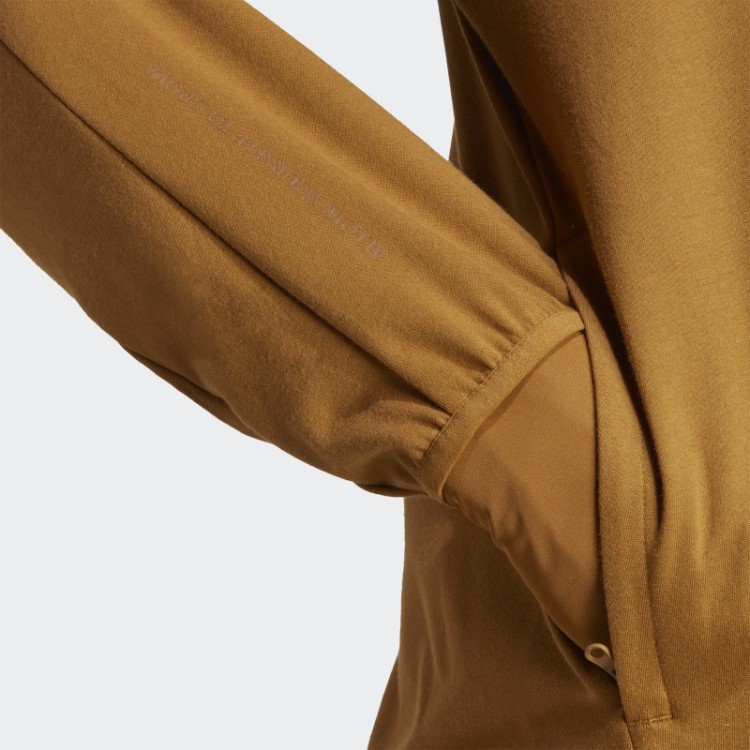 Adidas Yoga Base Training Aeroready Moletom Com Capuz Bronze