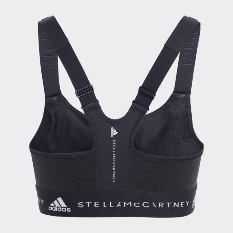 Sutiã Esportivo Preto Quente Adidas By Stella Mccartney Truestrength Pós-mastectomia De Alto Suporte