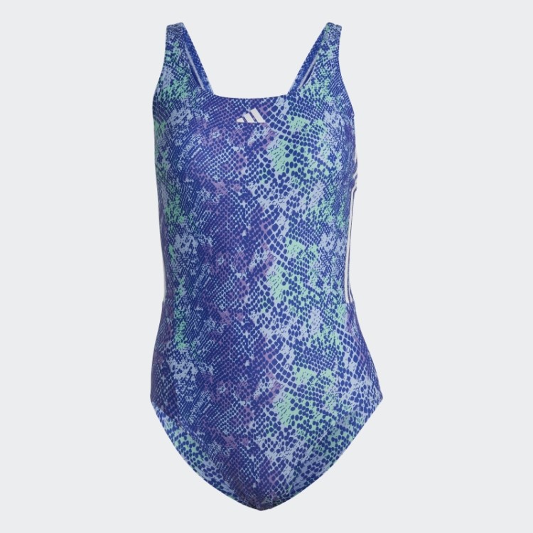 Fato De Banho Com Desenho Das 3 Riscas Violeta Adidas