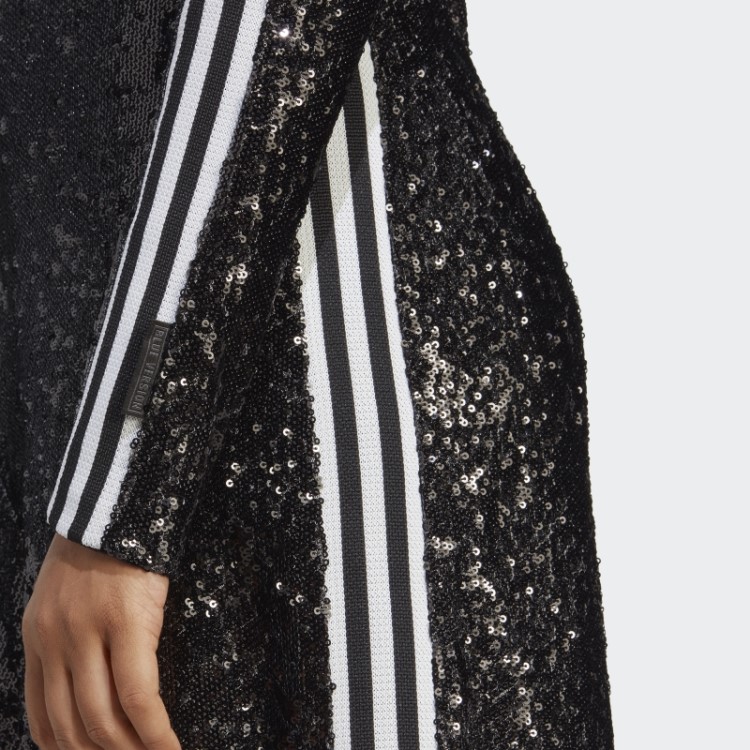 Vestido De Lantejoulas Versão Azul Adidas Preto