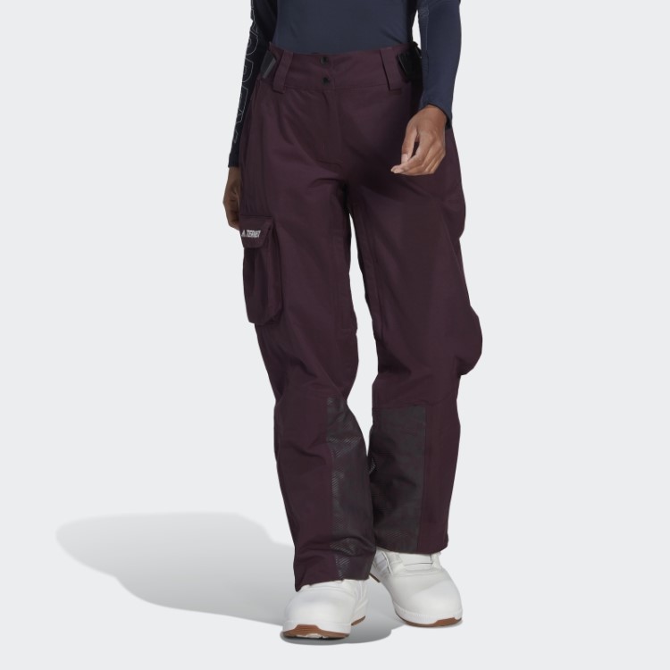 Calça De Neve De Nylon Pós-consumo Terrex De 3 Camadas Marrom Adidas