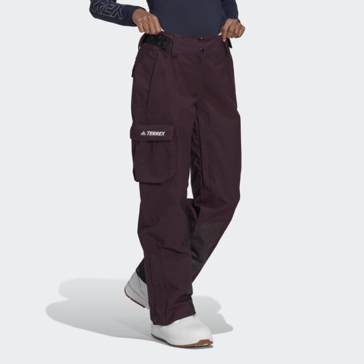 Calça De Neve De Nylon Pós-consumo Terrex De 3 Camadas Marrom Adidas