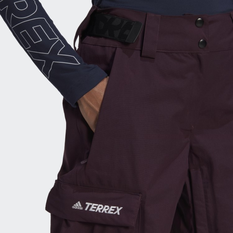 Calça De Neve De Nylon Pós-consumo Terrex De 3 Camadas Marrom Adidas