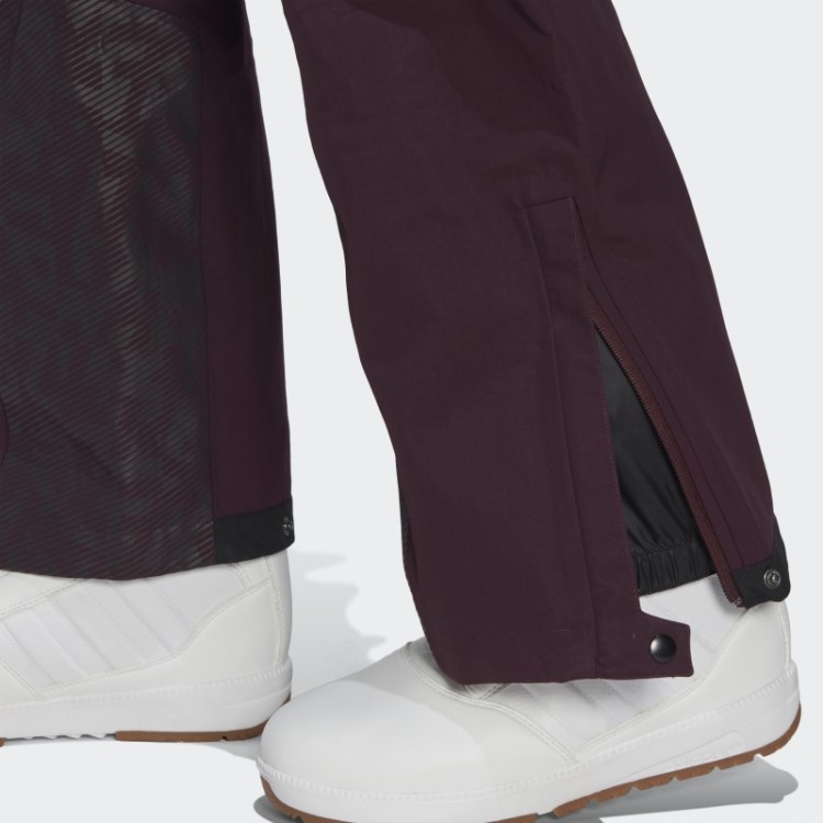Calça De Neve De Nylon Pós-consumo Terrex De 3 Camadas Marrom Adidas