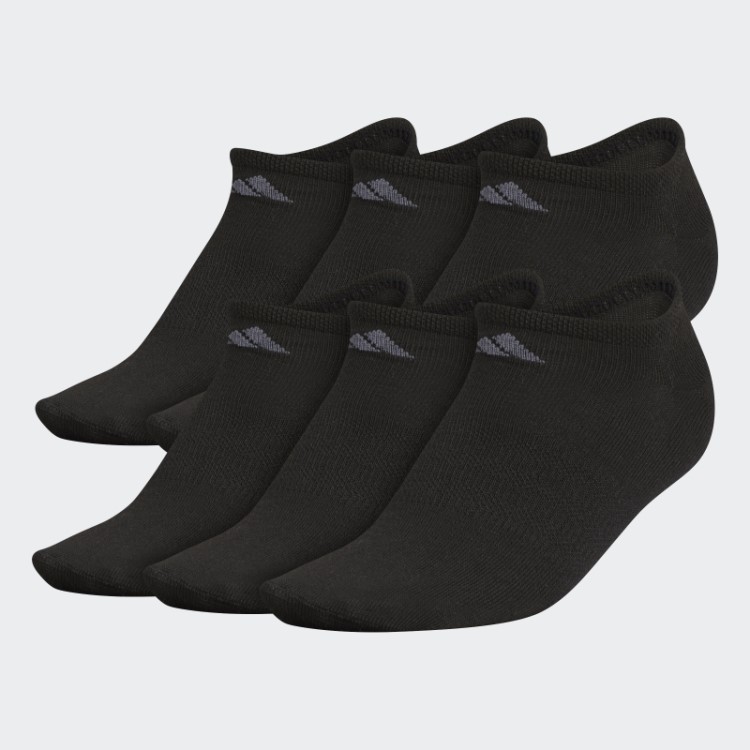 Superlite No-show Meias 6 Pares Preto Adidas