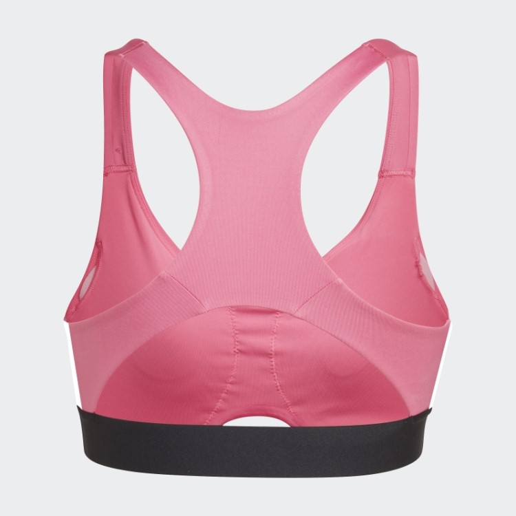 Sutiã Hiperglam De Suporte Médio Adidas Powerreact Magenta