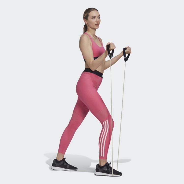 Sutiã Hyperglam De Suporte Médio Magenta Powerreact Adidas