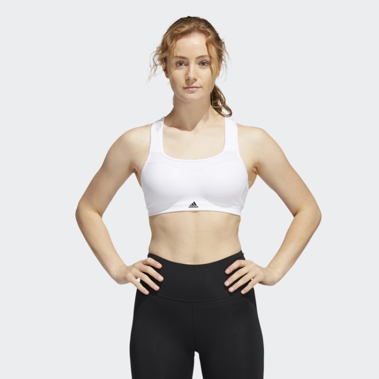 Sutiã Adidas Tlrd Impact Training De Alto Suporte Branco Quente