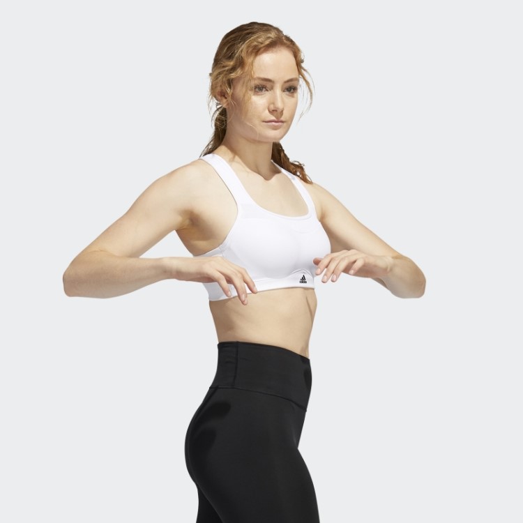 Sutiã Adidas Tlrd Impact Training De Alto Suporte Branco Quente