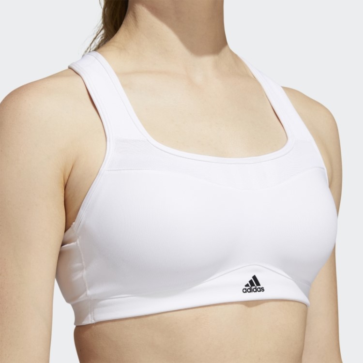 Sutiã Branco Adidas Tlrd Impact Training De Alto Suporte Quente