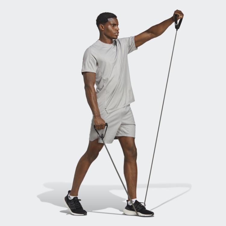 Camiseta Para Treino Com Estampa Pu Mgh Cinza Sólido Adidas