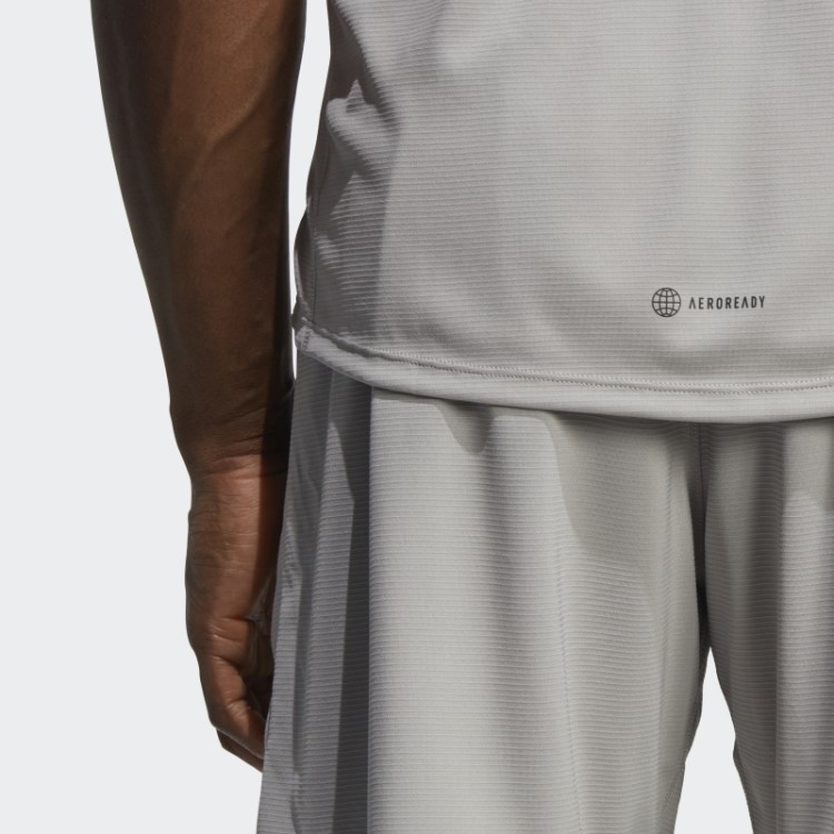 Camiseta Para Treino Com Estampa Pu Mgh Cinza Sólido Adidas