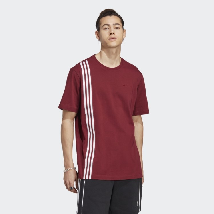 Camiseta Vermelha Fashion Adidas Rifta Metro Manga Curta