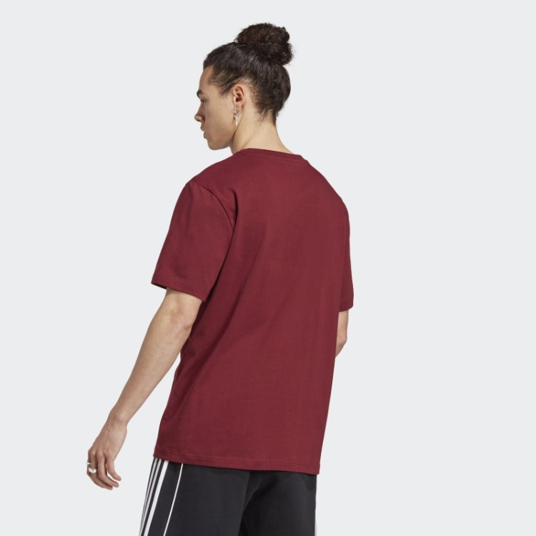 Camiseta Vermelha Fashion Adidas Rifta Metro Manga Curta