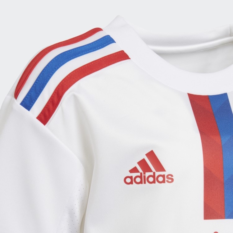 Branco Olympique Lyonnais 22/23 Home Mini Kit Adidas