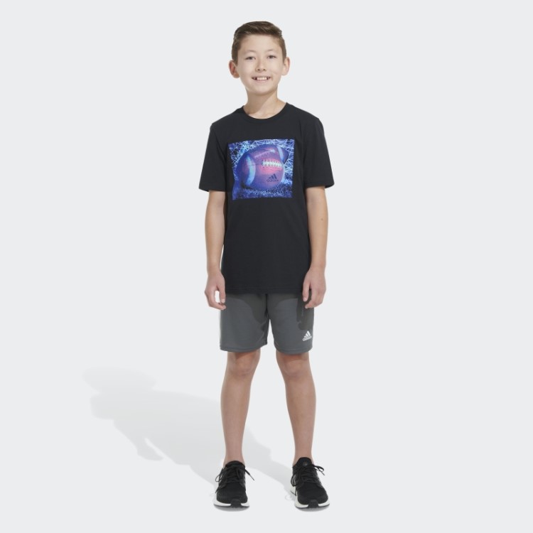Camiseta Preta Adidas Ss Touchdown