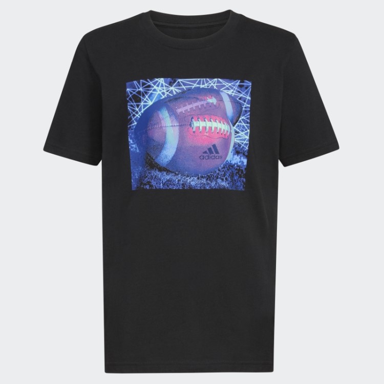 Camiseta Preta Adidas Ss Touchdown