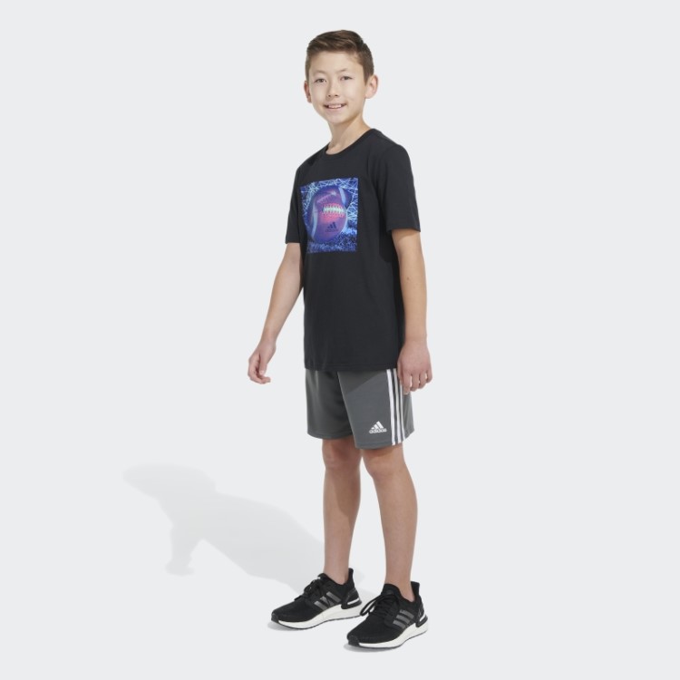 Camiseta Preta Adidas Ss Touchdown