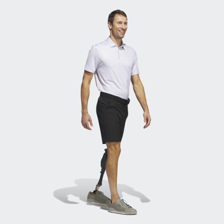 Camisa Polo De Golfe Com Estampa Allover Branca Adidas Ultimate365