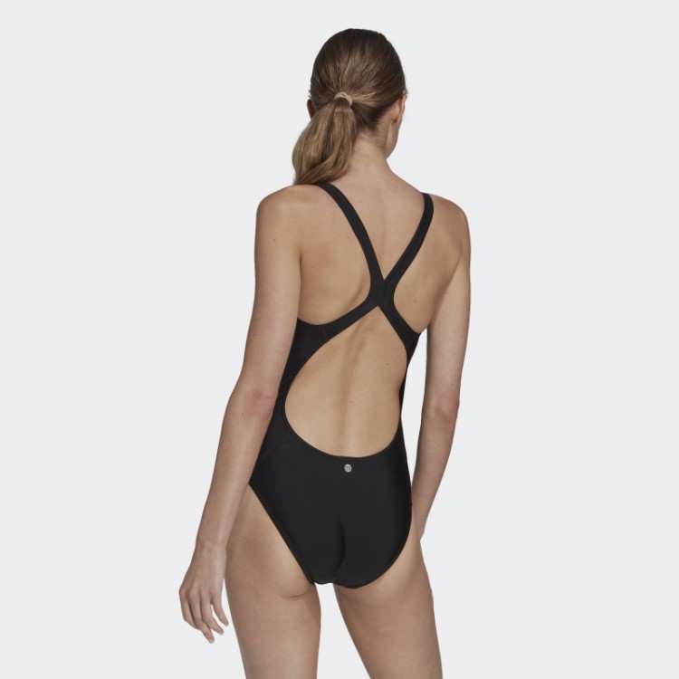 Fato De Banho Com Logótipo 3 Barras Adidas Preto
