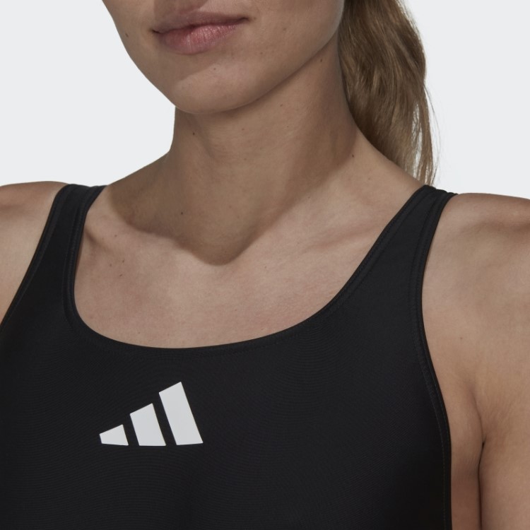 Fato De Banho Com Logótipo 3 Barras Adidas Preto