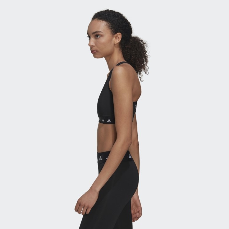 Moda Adidas Black Powerreact Sutiã Techfit De Suporte Médio