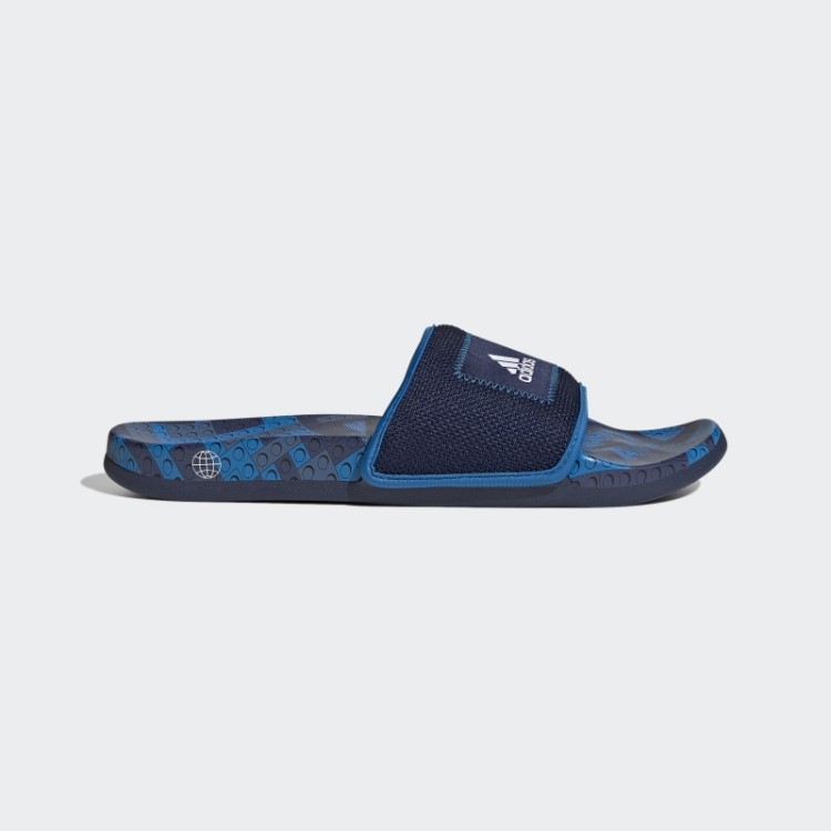 Adidas Adilette Comfort X Lego Slides Azul Escuro Quente