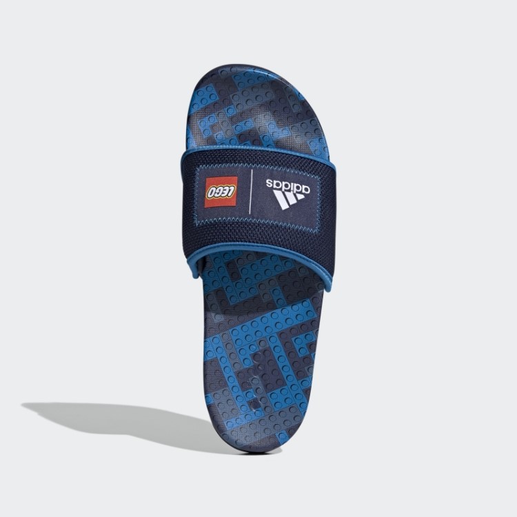 Adidas Adilette Comfort X Lego Slides Azul Escuro Quente