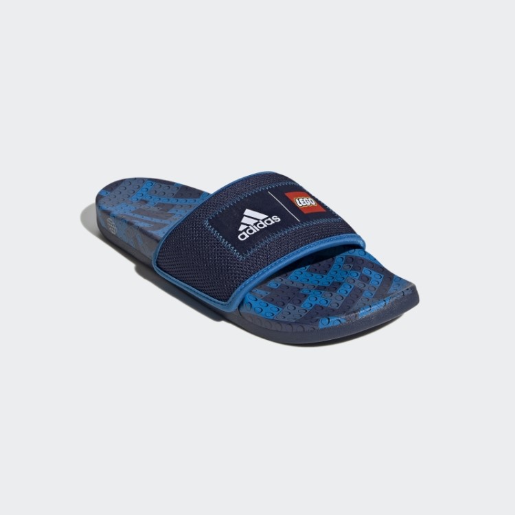 Adidas Adilette Comfort X Lego Slides Azul Escuro Quente