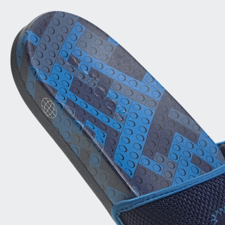 Adidas Adilette Comfort X Lego Slides Azul Escuro Quente